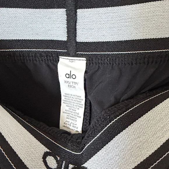 ALO Yoga Black Wide-Leg Lounge Pants - Picture 10 of 11